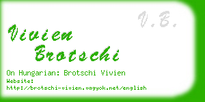 vivien brotschi business card